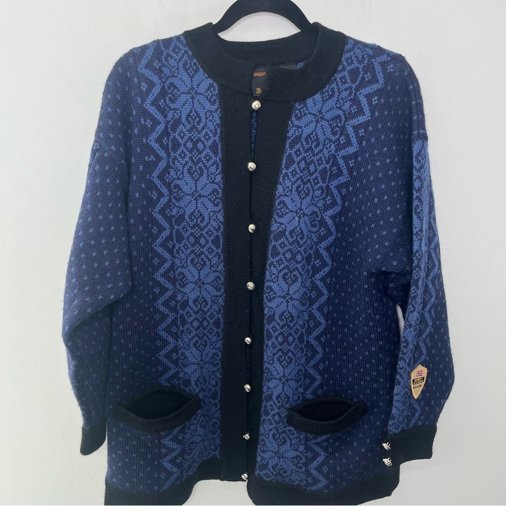 Windfjord 100% New Wool Cardigan M - Picture 2 of 5